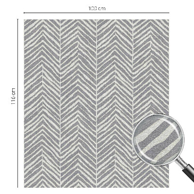 Sichtschutz Klebefolie für Fenster Zickzackmuster