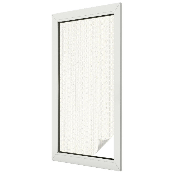 Milchglasfolie Fenster Buntglasoptik Zarter Bogen