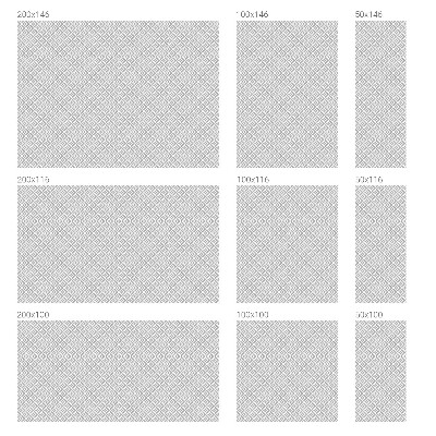 Sichtschutz Klebefolie für Fenster Geometrisches Motiv