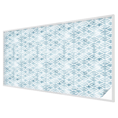 Fensterfolie mit Motiv Buntglas Blaue Rauten