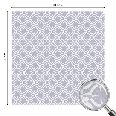 Fensterfolie Sichtschutz Lila Symmetrie