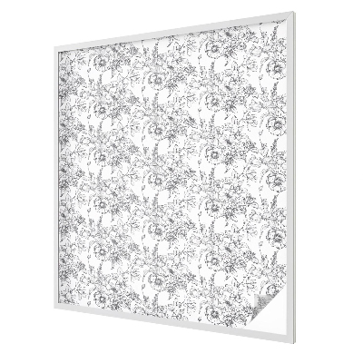 Sichtschutz Klebefolie für Fenster Florale Eleganz