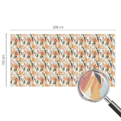 Fensterfolie mit Motiv Buntglas Botanische Energie