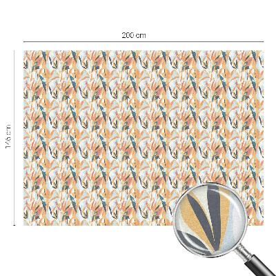 Fensterfolie mit Motiv Buntglas Botanische Energie