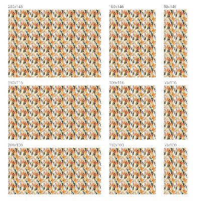 Fensterfolie mit Motiv Buntglas Botanische Energie