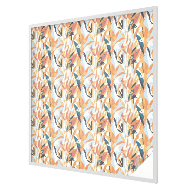 Fensterfolie mit Motiv Buntglas Botanische Energie