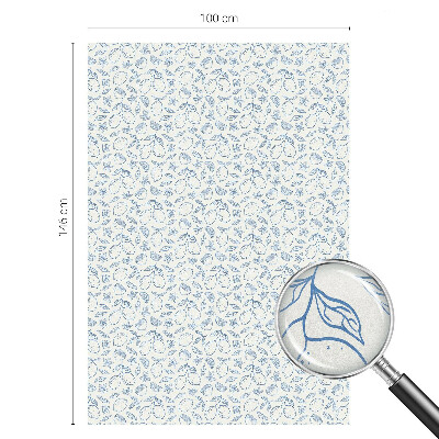 Fensterfolie Sichtschutz Zitronenmuster