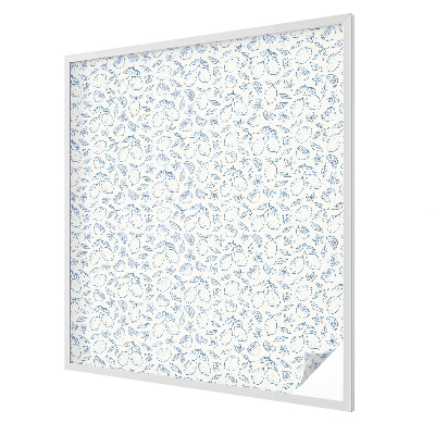 Fensterfolie Sichtschutz Zitronenmuster