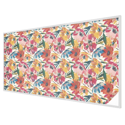 Milchglasfolie Fenster Buntglasoptik Blumenexplosion