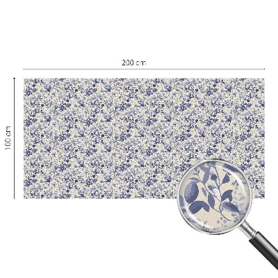 Fensterfolie Sichtschutz Blumensymmetrie