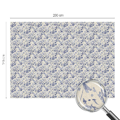 Fensterfolie Sichtschutz Blumensymmetrie