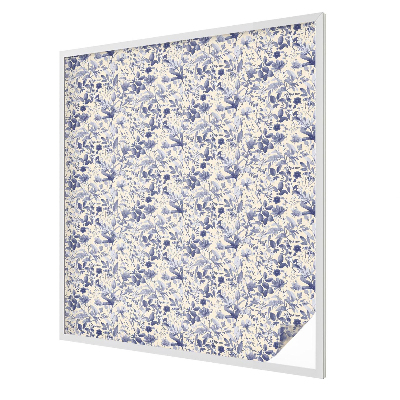 Fensterfolie Sichtschutz Blumensymmetrie