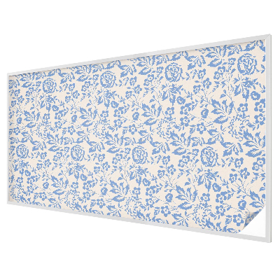 Milchglasfolie Fenster Buntglasoptik Blütenblätter