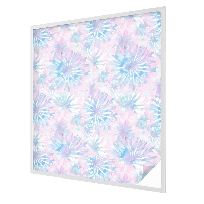 Sichtschutz Klebefolie für Fenster Blumen-Aquarelle