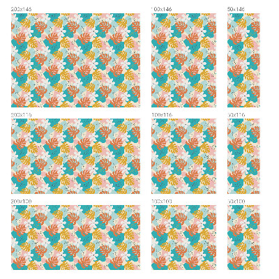 Fensterfolie mit Motiv Buntglas Exotische Natur