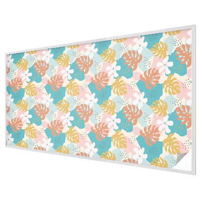 Fensterfolie mit Motiv Buntglas Exotische Natur