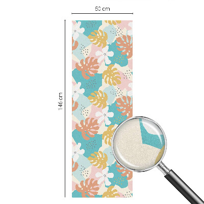 Fensterfolie mit Motiv Buntglas Exotische Natur