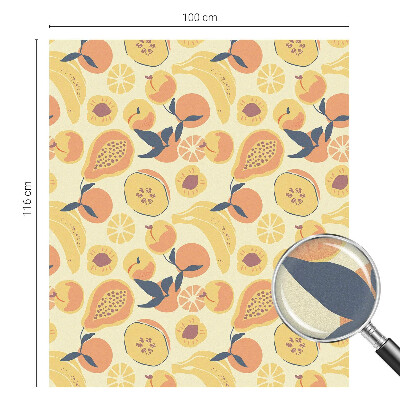 Fensterfolie Sichtschutz Saftige Früchte