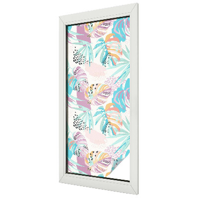 Sichtschutz Klebefolie für Fenster Abstrakter Dschungel