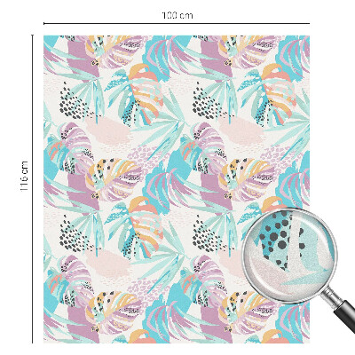 Sichtschutz Klebefolie für Fenster Abstrakter Dschungel