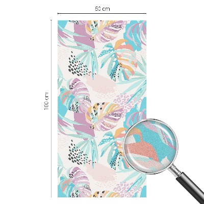 Sichtschutz Klebefolie für Fenster Abstrakter Dschungel