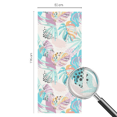 Sichtschutz Klebefolie für Fenster Abstrakter Dschungel