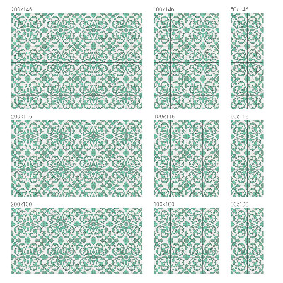 Fensterfolie Sichtschutz Klassische Ornamente