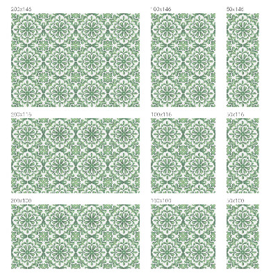 Milchglasfolie Fenster Buntglasoptik Grüne Blätter