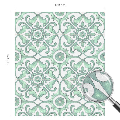 Sichtschutz Klebefolie für Fenster Grüne Symmetrie