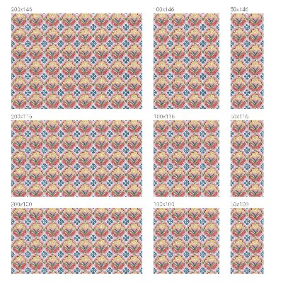 Toom Sichtschutzfolie Blumenmuster