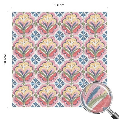 Toom Sichtschutzfolie Blumenmuster