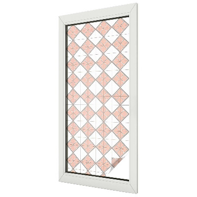 Sichtschutz Klebefolie für Fenster Geometrische Rauten