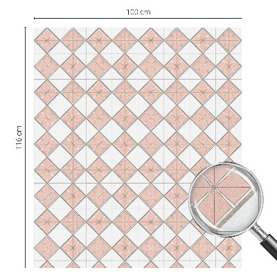 Sichtschutz Klebefolie für Fenster Geometrische Rauten