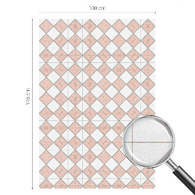Sichtschutz Klebefolie für Fenster Geometrische Rauten