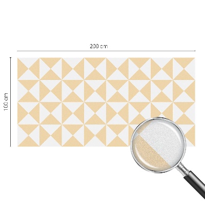 Milchglasfolie Fenster Buntglasoptik Geometrische Dreiecke