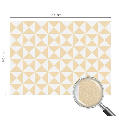 Milchglasfolie Fenster Buntglasoptik Geometrische Dreiecke