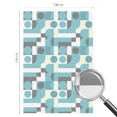 Fensterfolie Sichtschutz Geometrische Muster
