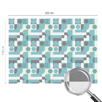 Fensterfolie Sichtschutz Geometrische Muster