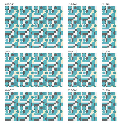 Fensterfolie Sichtschutz Geometrische Muster