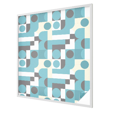 Fensterfolie Sichtschutz Geometrische Muster