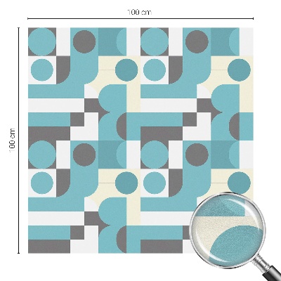 Fensterfolie Sichtschutz Geometrische Muster