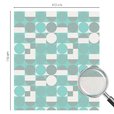 Sichtschutz Klebefolie für Fenster Geometrische Formen