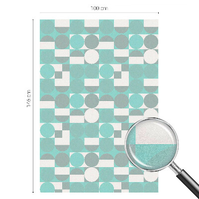 Sichtschutz Klebefolie für Fenster Geometrische Formen