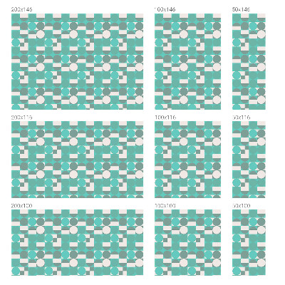 Sichtschutz Klebefolie für Fenster Geometrische Formen