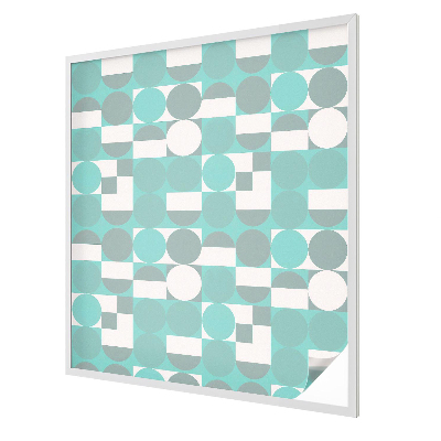 Sichtschutz Klebefolie für Fenster Geometrische Formen