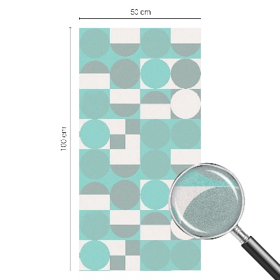 Sichtschutz Klebefolie für Fenster Geometrische Formen
