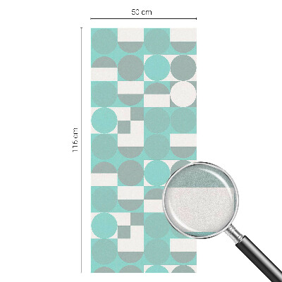Sichtschutz Klebefolie für Fenster Geometrische Formen