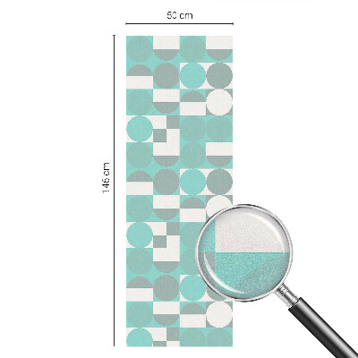 Sichtschutz Klebefolie für Fenster Geometrische Formen