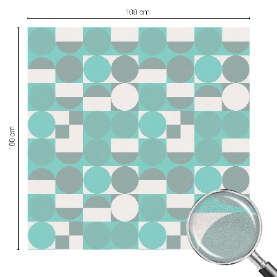 Sichtschutz Klebefolie für Fenster Geometrische Formen