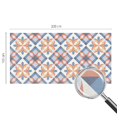 Milchglasfolie Fenster Buntglasoptik Farbenfrohe Symmetrie